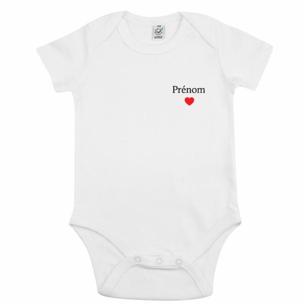 Body bebe personnalise avec le prenomBoho Love